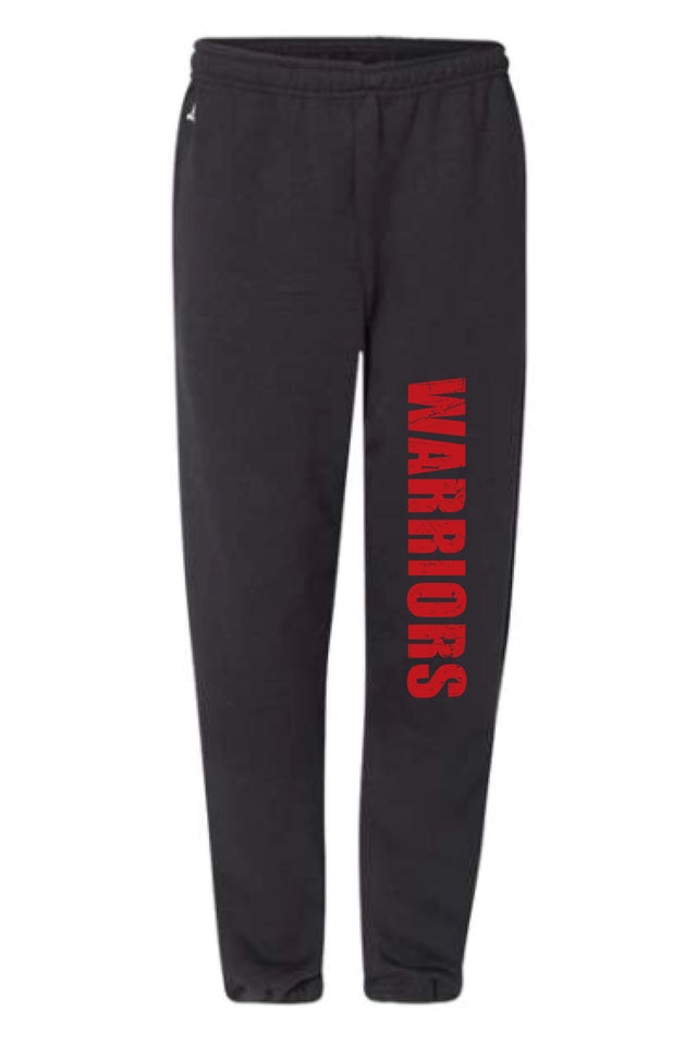 NEW - Black Warriors Sweatpants (no pockets) - LIMITED RUN